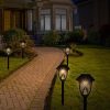 Solar Lights |   Wholesale 2Pcs LED Solar Lawn Light Garden Pathway Outdoor Landscape Lighting Warm light LED Lighting Solar Lights