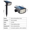 Solar Lights |   Wholesale 2pcs Outdoor Solar Spotlight Waterproof Super Bright Garden Light for Walkway Courtyard Garden Driveway 50LED LED Lighting 50LED