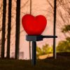 Solar Lights |   Wholesale 2pcs Solar Garden Landscape Light Waterproof Led Heart-shaped Romantic Outdoor Lamp Red LED Lighting Red 2pcs