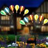 Solar Lights |   Wholesale 2pcs Solar Garden Lights Solar Lights Outdoor Waterproof Solar Swaying Lights For Yard Front Porch Patio Backyard Decoration 6 hot air balloons LED Lighting 6 hot air balloons