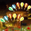 Solar Lights |   Wholesale 2pcs Solar Garden Lights Solar Lights Outdoor Waterproof Solar Swaying Lights For Yard Front Porch Patio Backyard Decoration 6 hot air balloons LED Lighting 6 hot air balloons