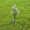 Solar Lights |   Wholesale 2Pcs Solar Powered Branch Leaves Light Lawn Lamp for Outdoor Garden Landscape colors LED Lighting Colors