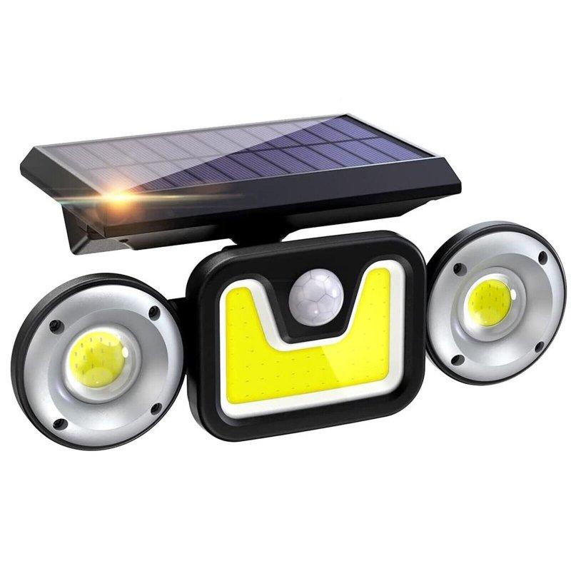 Solar Lights |   Wholesale 3 Heads Solar Wall Lamp With 2 Eyes Outdoor Waterproof Rotatable Motion Sensor Garden Street Lights TG-TY05103 3-head wall lamp LED Lighting Solar Lights