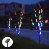 Solar Lights |   Wholesale 3 in 1 LED Solar Lawn Light Leaves Branch Shape Lamp for Outdoor Garden Yard Decoration One for three white light leaves branch lights LED Lighting One for three white light leaves branch lights + Solar lawn light