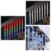 Solar Lights |   Wholesale 30CM Led Icicle Pick Light Set Of 8 IP65 Waterproof Meteor Shower Rain Light Garland Ice String Light For Christmas Decorations blue 220V EU plug LED Lighting Blue + 220V EU plug