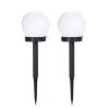 Solar Lights |   Wholesale 3pcs Ball Solar Light Outdoor Waterproof Weather-resistant Decorative Lights For Gardens Yards Balconies Ball Solar Light  (3pcs) LED Lighting Ball Solar Light (3pcs)