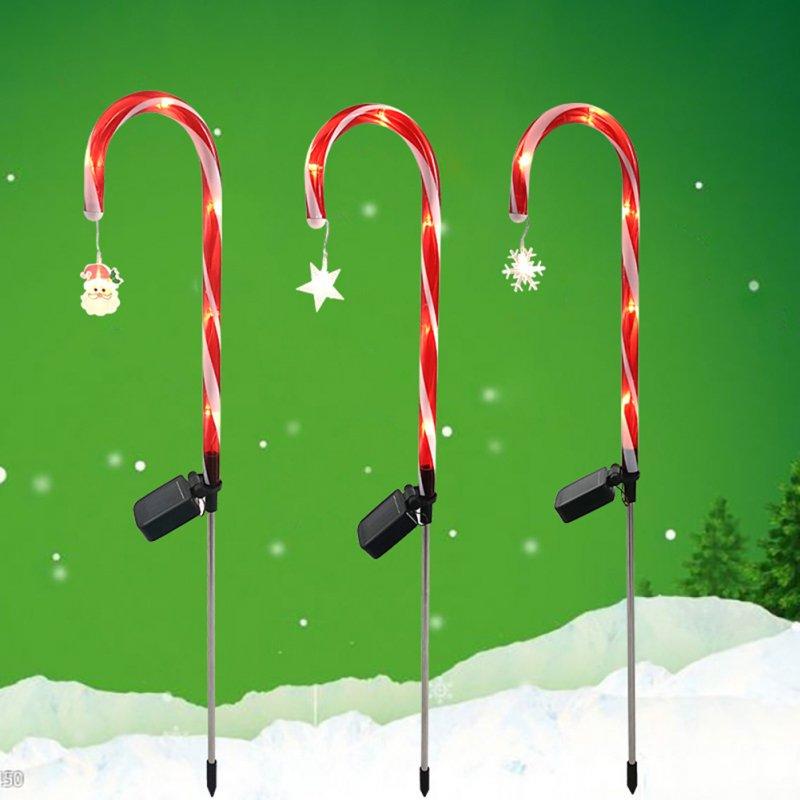 Solar Lights |   Wholesale 3pcs Solar Led Cane Stick Light 600mah Battery Outdoor Garden Lawn Lamp for Christmas Decoration LED Lighting 3pcs Mixed