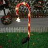 Solar Lights |   Wholesale 3pcs Solar Led Cane Stick Light 600mah Battery Outdoor Garden Lawn Lamp for Christmas Decoration LED Lighting 3pcs Mixed