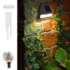 Solar Lights |   Wholesale 4 Pack Led Solar Deck Lights Outdoor Waterproof Step Lights Auto On/Off Fence Lamp For Stairs Step Railing Yard Patio solar wall light LED Lighting Solar Lights