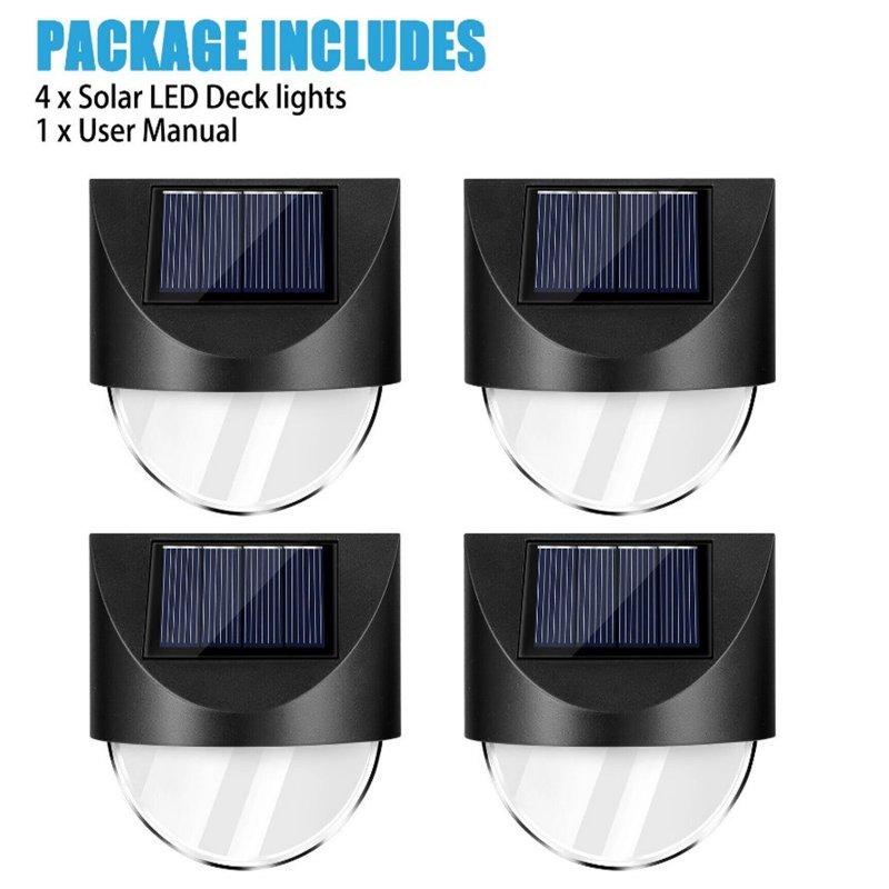 Solar Lights |   Wholesale 4 Packs LED Solar Wall Lights With 1.2V 600mAh Battery 22LM High Brightness Auto On/Off Dusk To Dawn Wall Lamp Solar 1LED Wall Lights LED Lighting Solar 1LED Wall Lights