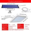 Solar Lights |   Wholesale 48led Outdoor Led Solar Light Intelligent Automatic Street Lamp with Solar Panel black shell LED Lighting Black shell