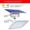 Solar Lights |   Wholesale 48led Outdoor Led Solar Light Intelligent Automatic Street Lamp with Solar Panel black shell LED Lighting Black shell