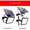 Solar Lights |   Wholesale 48led Outdoor Led Solar Light Intelligent Automatic Street Lamp with Solar Panel black shell LED Lighting Black shell