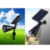 Solar Lights |   Wholesale 4LEDs Solar Power Garden Lamp Spot Light Outdoor Waterproof Lawn Landscape Path Spotlight 0.5W spotlight warm light LED Lighting 0.5W spotlight warm light