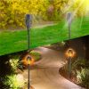 Solar Lights |   Wholesale 4pcs 12led Solar Torch Light Waterproof Super Bright Auto On/off Outdoor Lamps For Garden Decorations solar garden light LED Lighting Solar garden light