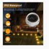 Solar Lights |   Wholesale 4pcs 20 Led Underground Lights Automatic Charging Solar Buried Lamps For Lawn Garden Pathway Decor white lights LED Lighting Solar Lights