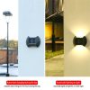 Solar Lights |   Wholesale 4pcs Led Outdoor Solar Lamp Intelligent Sensor Waterproof Automatic Garden Decorative Light Wall Lamp 2LED [Warm Light] LED Lighting 2LED [Warm Light]