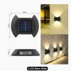 Solar Lights |   Wholesale 4pcs Led Outdoor Solar Lamp Intelligent Sensor Waterproof Automatic Garden Decorative Light Wall Lamp 8LED [white light] LED Lighting 8LED [white light]