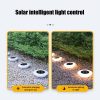 Solar Lights |   Wholesale 4pcs Solar Ground Light With 14 LED Beads Rechargeable Solar Panel Outdoor Solar Landscape Lights IP65 Waterproof Warm Light In-Ground Lamp For Backyard Lawn 【warm light】 LED Lighting Solar Lights