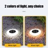 Solar Lights |   Wholesale 4pcs Solar Ground Light With 14 LED Beads Rechargeable Solar Panel Outdoor Solar Landscape Lights IP65 Waterproof Warm Light In-Ground Lamp For Backyard Lawn 【White light】 LED Lighting Solar Lights