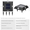 Solar Lights |   Wholesale 4pcs Solar Wall Lights Intelligent Light Control System Outdoor Waterproof Courtyard Garden Landscape Decoration warm light LED Lighting Solar Lights