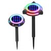 Solar Lights |   Wholesale 4W LED Solar Garden Light Built-in Solar Panel Weatherproof Color Changing Outdoor Courtyard Lamp For Fence Pathway Trees Garden Yard Flying saucer model LED Lighting Flying saucer model