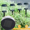 Solar Lights |   Wholesale 6 Pack LED Solar Lights Outdoor Waterproof Auto On/Off Glass Decorative 360° Lighting Garden Lights For Outside Landscape Walkway warm light LED Lighting Solar Lights