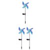 Solar Lights |   Wholesale 66CM Solar Windmill Lights With 2V120MA Solar Panel IP65 Waterproof Energy Saving Auto On/off Outdoor Courtyard Lawn Lamp 2pcs LED Lighting 2pcs