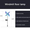 Solar Lights |   Wholesale 66CM Solar Windmill Lights With 2V120MA Solar Panel IP65 Waterproof Energy Saving Auto On/off Outdoor Courtyard Lawn Lamp 2pcs LED Lighting 2pcs