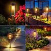 Solar Lights |   Wholesale 6pcs LED Solar Garden Lights With 600MAH NI-MH Battery IP65 Waterproof Energy Saving Solar Powered Outdoor Courtyard Lamp Stake LED Lighting Solar Lights