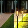 Solar Lights |   Wholesale 6pcs LED Solar Garden Lights With 600MAH NI-MH Battery IP65 Waterproof Energy Saving Solar Powered Outdoor Courtyard Lamp Stake LED Lighting Solar Lights