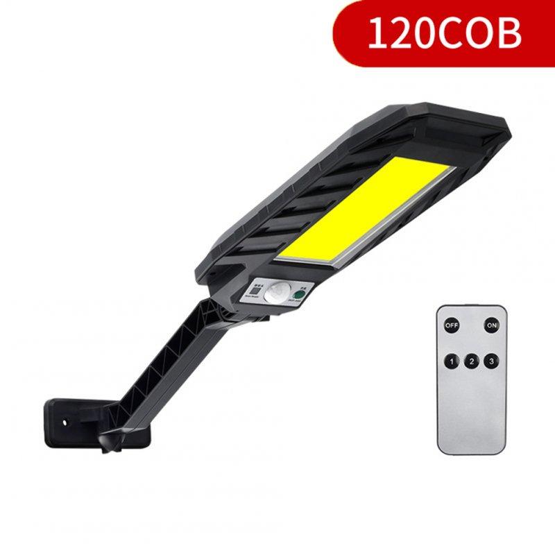 Solar Lights |   Wholesale Cob Solar Led Wall Lamp Ip65 Waterproof Energy Saving120 Degree Motion Sensor Street Light With Remote Control 120COB LED Lighting 120COB