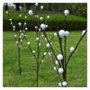 Solar Lights |   Wholesale LED 3 in 1 Solar Waterproof Tree Branch Shape Ball Light Decor Lamp for Wedding Party Festival White light LED Lighting Solar Lights