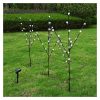 Solar Lights |   Wholesale LED 3 in 1 Solar Waterproof Tree Branch Shape Ball Light Decor Lamp for Wedding Party Festival White light LED Lighting Solar Lights