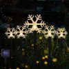 Solar Lights |   Wholesale Led Christmas Solar Lawn Light Ip65 Waterproof Energy Saving Fairy Lights for Garden Patio Decoration Snowflake LED Lighting Snowflake