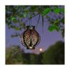 Solar Lights |   Wholesale LED Hanging Solar Lanterns with Handle Outdoor Garden Lights Decoration Bronze LED Lighting Bronze