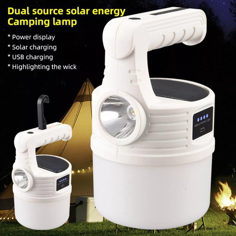 Solar Lights |   Wholesale Led Solar Charging Lights 10 Modes 1200mah Capacity Outdoor Camping Lamp Emergency Bulb Lights MX-518 LED Lighting MX-518