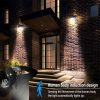 Solar Lights |   Wholesale Led Solar Flood Light High-power Outdoor Waterproof Garden Wall Lamp Simulation Monitoring Spotlight Black Warm White LED Lighting Black + Warm light