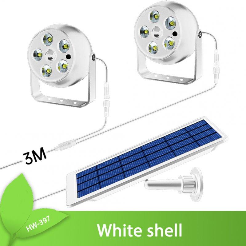 Solar Lights |   Wholesale Led Solar Flood Light High-power Outdoor Waterproof Garden Wall Lamp Simulation Monitoring Spotlight White Cold White LED Lighting Solar Lights