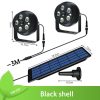 Solar Lights |   Wholesale Led Solar Flood Light High-power Outdoor Waterproof Garden Wall Lamp Simulation Monitoring Spotlight White Cold White LED Lighting Solar Lights