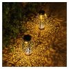 Solar Lights |   Wholesale LED Solar Lanterns Outdoor Hanging Decorative Night Light for Table Patio Courtyard Garden  warm light_Oval LED Lighting Solar Lights