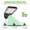 Solar Lights |   Wholesale Led Solar Light 3 Modes Waterproof Motion Sensor Outdoor Street Wall Light For Outdoor Garden Patio Yard 616-3 Solar street light LED Lighting 616-3 Solar street light