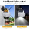 Solar Lights |   Wholesale Led Solar Light Motion Sensor Security Fake Camera Lamp With Solar Panel For Outdoor Wall Street Yard JX-5116 (with remote control) LED Lighting JX-5116 (with remote control)