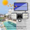 Solar Lights |   Wholesale Led Solar Lights 450lm 6000-7000k Infrared Body Sensor Double Head Rotatable Garden Lamp Street Lamp 120LED split LED Lighting 120LED split