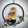 Solar Lights |   Wholesale LED  Solar Owl Shape Night Light Hanging Lamp for Courtyard Decoration white LED Lighting Solar Lights