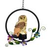 Solar Lights |   Wholesale LED  Solar Owl Shape Night Light Hanging Lamp for Courtyard Decoration white LED Lighting Solar Lights