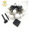 Solar Lights |   Wholesale LED Solar Powered Ball Bulb String Lights Light Sensor Lamp Garden Yard Home Party Decoration Transparent shell Warm white light_4M10 light LED Lighting Solar Lights