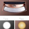 Solar Lights |   Wholesale LED Solar Powered Motion Sensor Wall Lamp for Outdoor Garden Fence Street Yard Path Lighting warm light LED Lighting Solar Lights