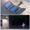 Solar Lights |   Wholesale Led Solar Street Light 240/384/648/675led 3 Head Motion Sensor 270 Wide Angle Ip65 Waterproof Remote Control Wall Lamp W785-2 LED Lighting Solar Lights