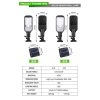 Solar Lights |   Wholesale Led Solar Street Lights Ip65 Waterproof Energy-saving Outdoor Split Motion Sensor Garden Wall Lamp JX-516 LED Lighting JX-516